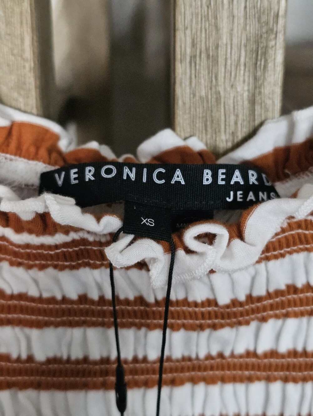 Veronica Beard Averie Sailor Top NWT Sz XS - Picture 4 of 13